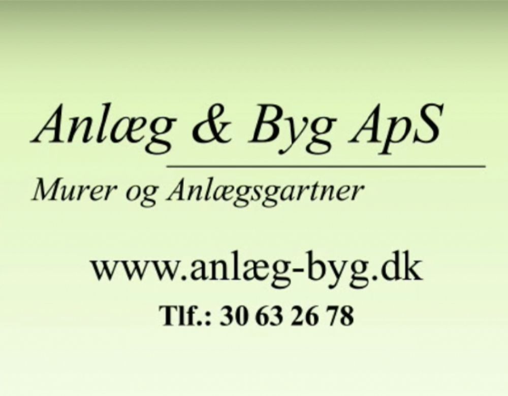 anlæg og byg