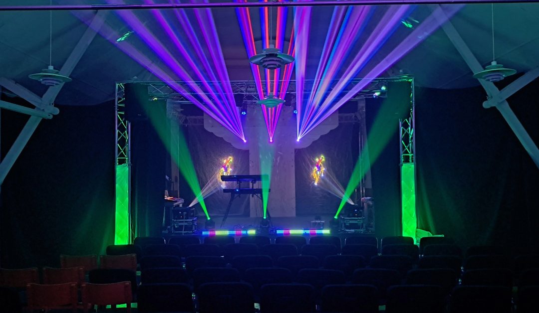 Laserharpe fra Jarre Experience show – video