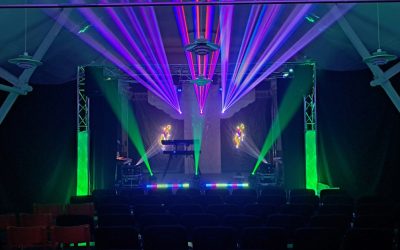 Laserharpe fra Jarre Experience show – video